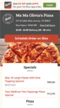 Mobile Screenshot of mamaoliviaspizzeria.com